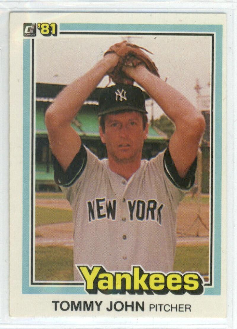 1981 Donruss #107 Tommy John  Yankees