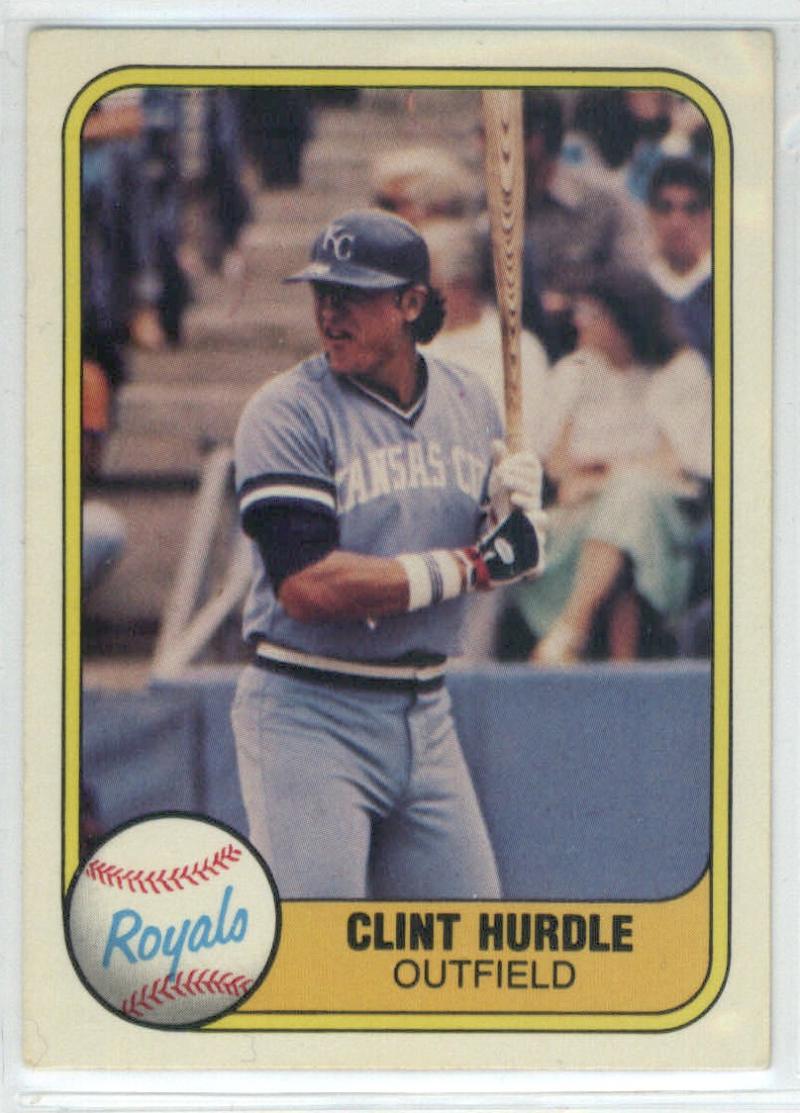 1981 Fleer #45 Clint Hurdle  Royals