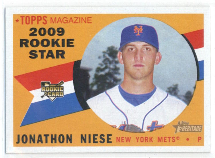 2009 Heritage #131 Jonathon Niese  RC Mets