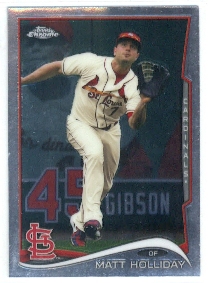 Baseball MLB 2014 Chrome #139 Matt Holliday  Cardinals