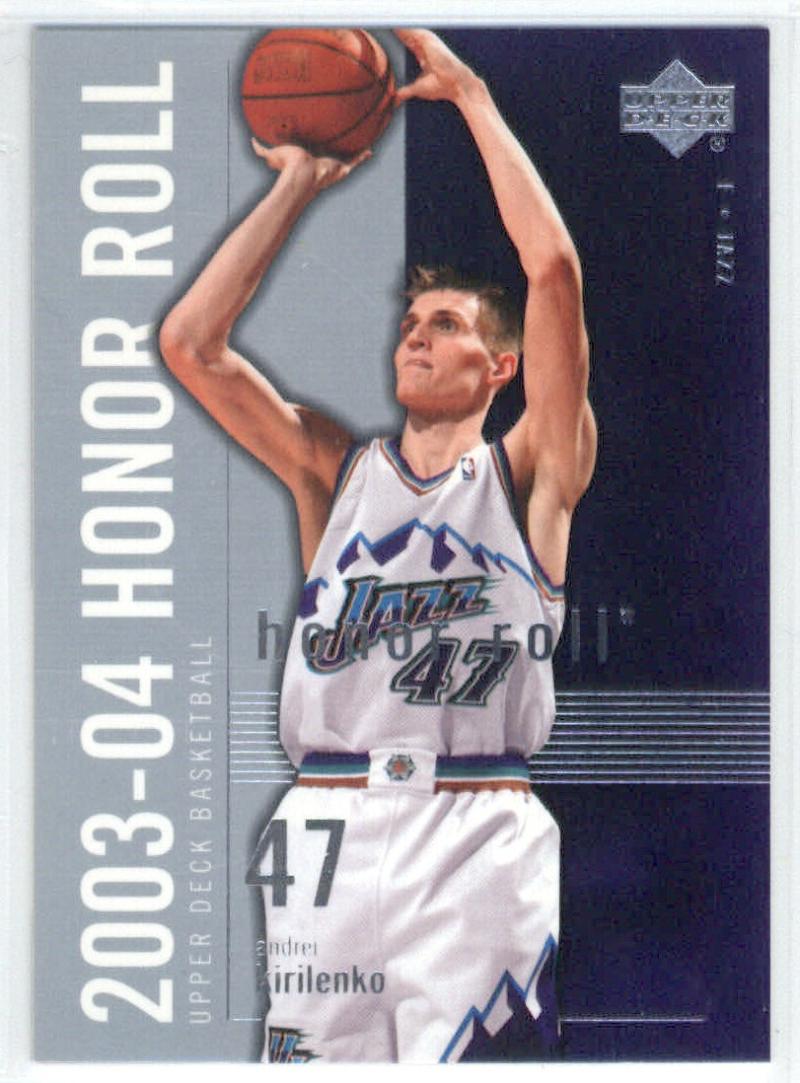Basketball NBA 2003-04 Honor Roll #85 Andrei Kirilenko 