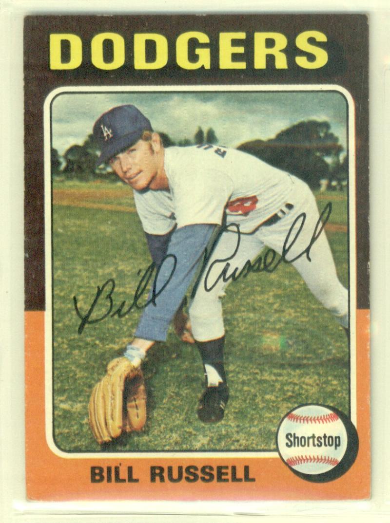 Baseball MLB 1975 Topps #23 Bill Russell  Dodgers