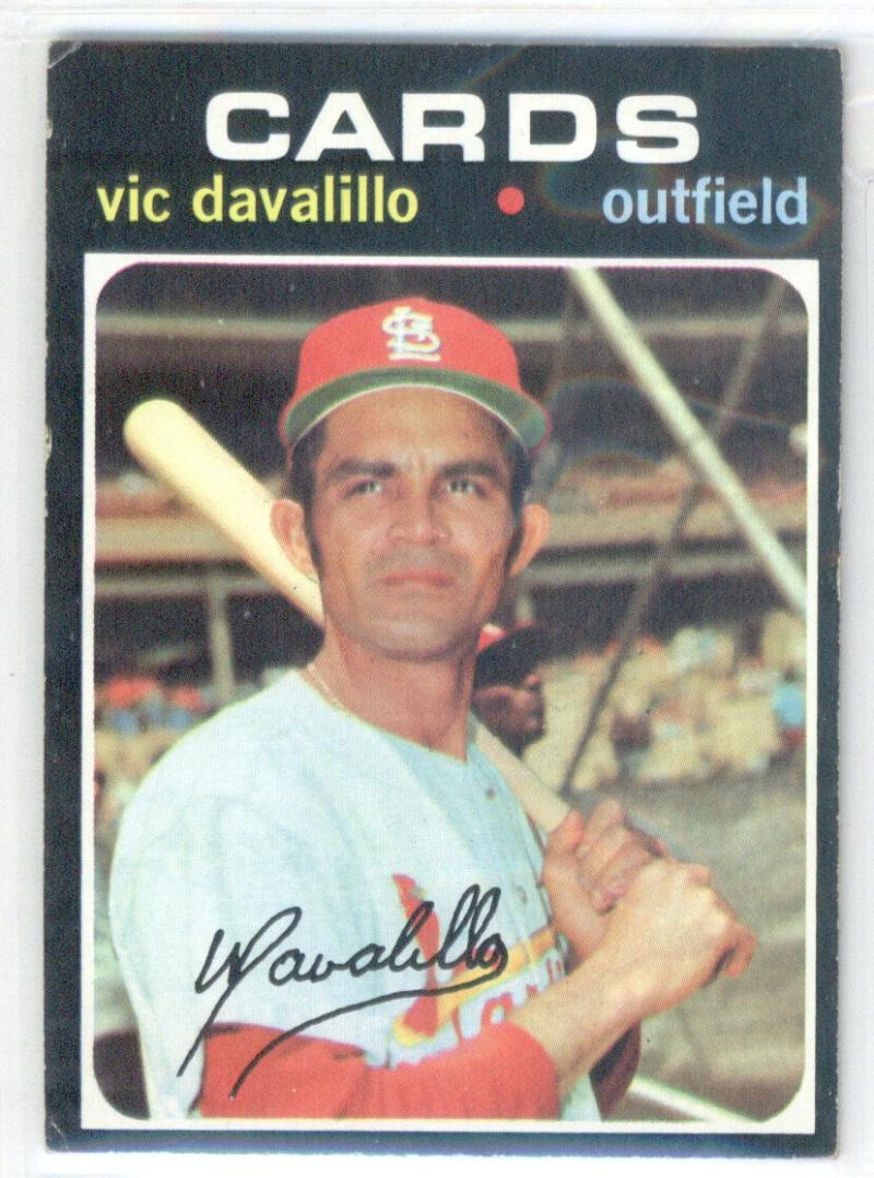 Baseball MLB 1971 Topps #4 Vic Davalillo  Cardinals