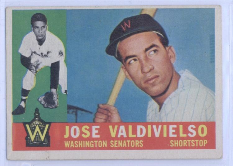 Baseball MLB 1960 Topps #527 Jose Valdivielso  Senators