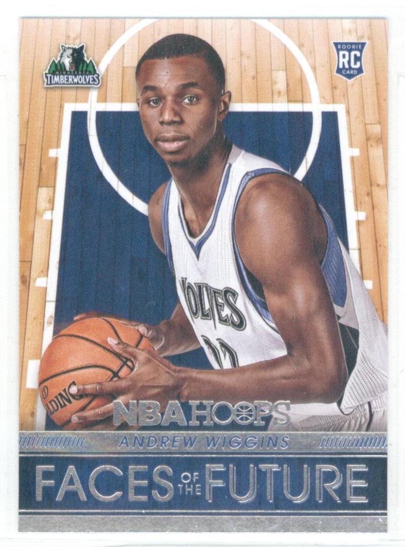 Basketball NBA 2014-15 Hoops Faces of the Future #11 Andrew Wiggins  RC Timberwolves