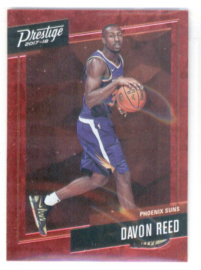 Basketball NBA 2017-18 Prestige Micro Etch Rookies Red #31 Davon Reed  Suns