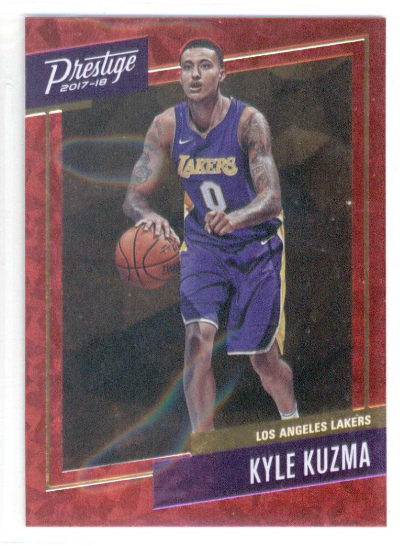 Basketball NBA 2017-18 Prestige Micro Etch Rookies Red #26 Kyle Kuzma  Lakers
