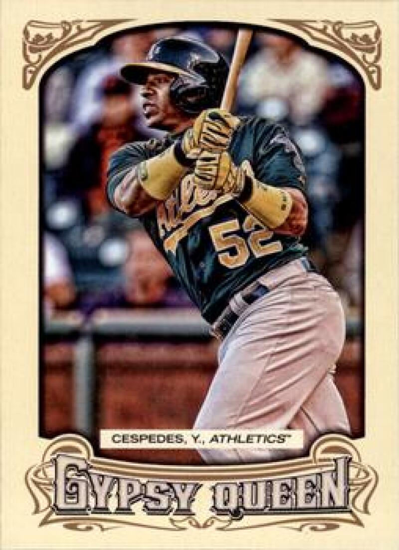 2014 Topps Gypsy Queen Mini Base Cards #56 Yoenis Cespedes NM Near Mint