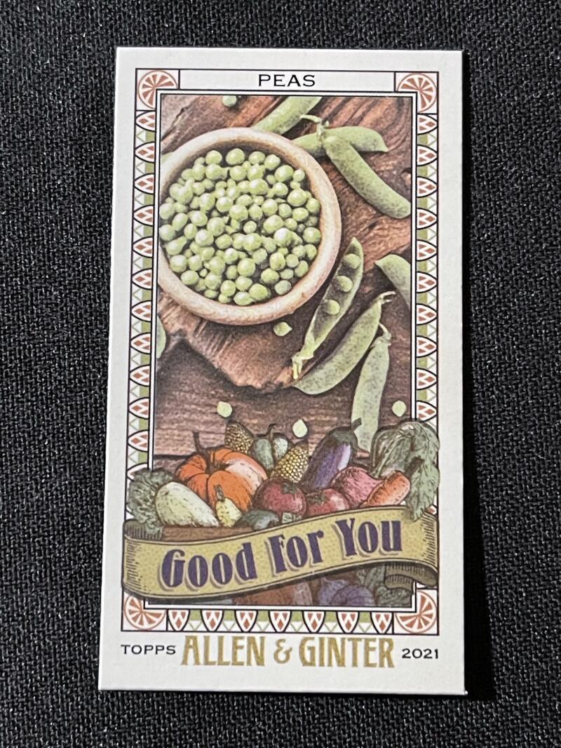 2021 Allen and Ginter Good for You Minis #GFY-4 Peas NM-MT